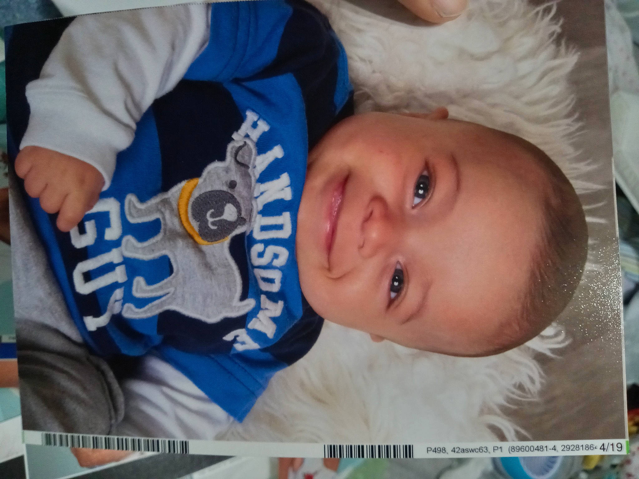 Brand is registered to the contest to win money with this photo: baby, baby_laughing, baby_products, baby_toddler_clothing, cheek, child, eyelash, facial_expression, fun, hairstyle, happy, iris, joy, person, product, room, skin, sleeve, smile, t_shirt