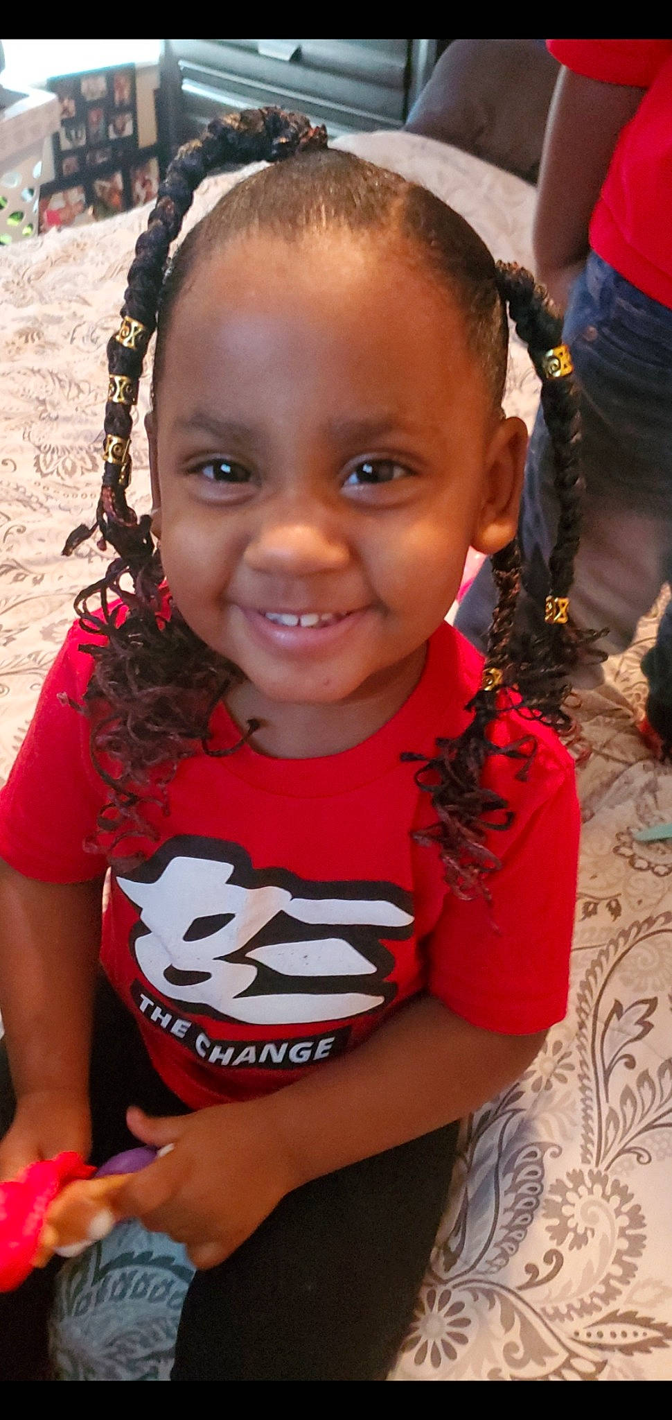 Taeanna joined the competition — help win amazing prizes! adaptation, cheek, cool, eye, face, facial_expression, forehead, fun, hair, hairstyle, happy, head, joy, leisure, lip, person, red, skin, smile, summer