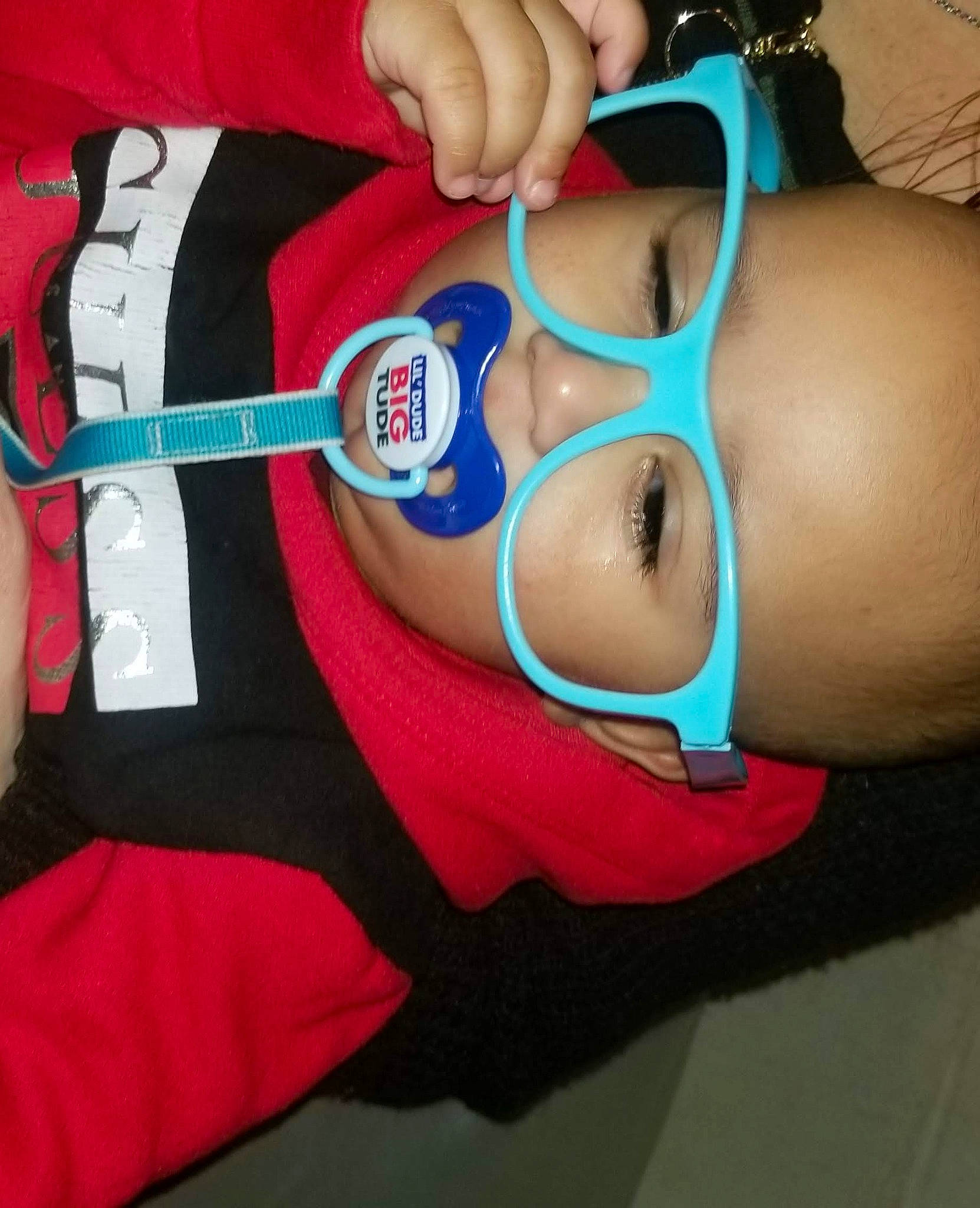 Justice joined the competition — help win amazing prizes! abdomen, chest, cool, elbow, electric_blue, finger, gesture, hand, joint, knee, medical_equipment, nail, person, personal_protective_equipment, sleeve, sunglasses, thigh, thumb, trunk, vision_care