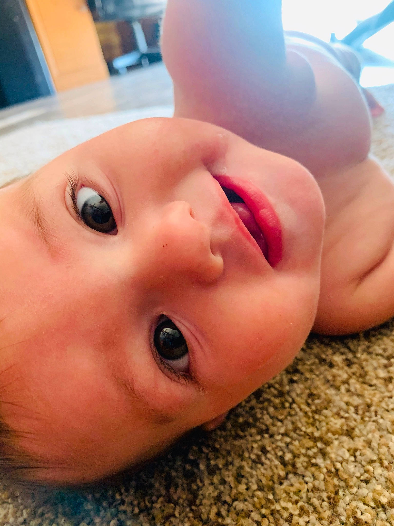 Kylar joined the competition — help win amazing prizes! baby, cheek, child, chin, close_up, eye, face, facial_expression, forehead, head, lip, mouth, nose, person, skin, smile, toddler
