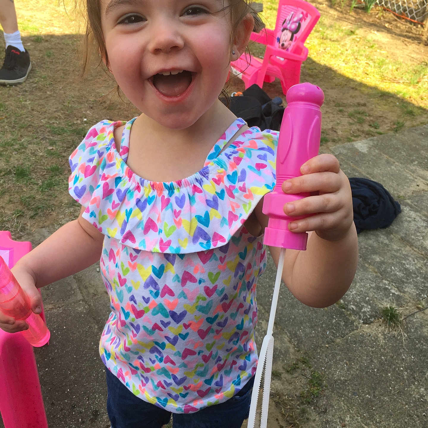 Alanna joined the competition — help win amazing prizes! child, cool, fun, girl, pink, play, summer, toddler, vacation