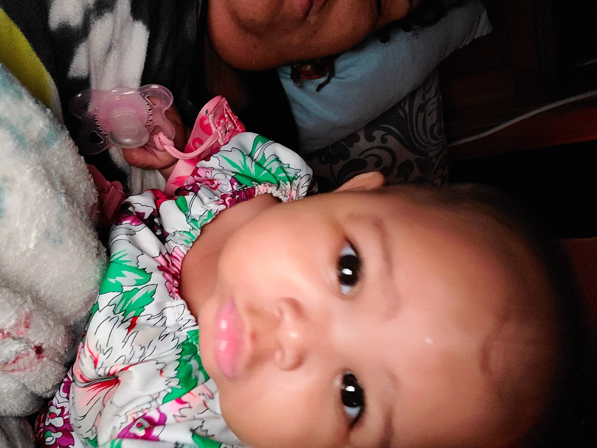 Ella joined the competition — help win amazing prizes! baby, baby_products, baby_toddler_clothing, black_hair, cheek, child, chin, eyebrow, eyelash, forehead, human, iris, lip, nose, organ, person, skin, stuffed_toy, toddler