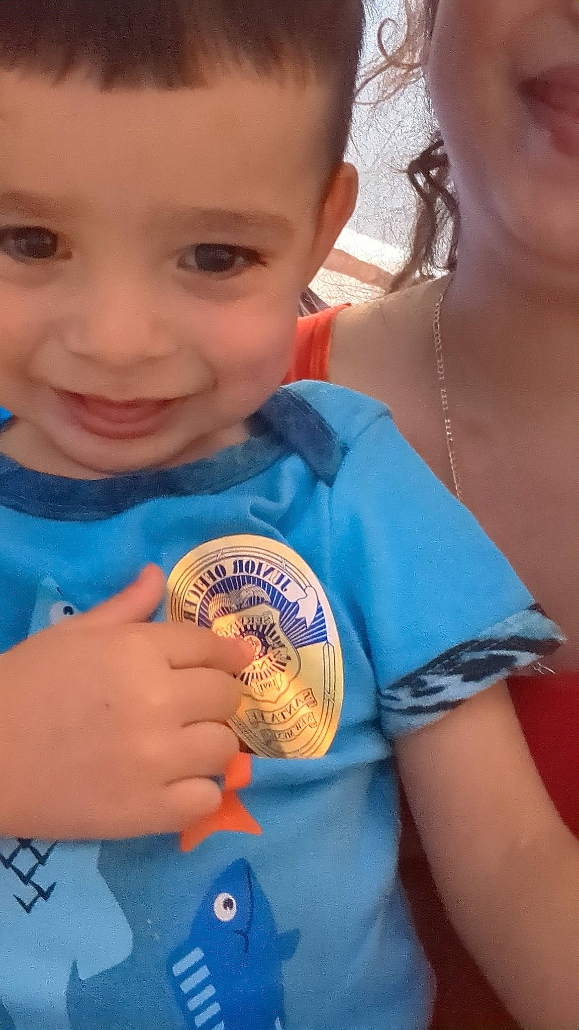 Isaiah joined the competition — help win amazing prizes! arm, baby_toddler_clothing, blue, chest, child, electric_blue, finger, fun, gesture, hand, happy, jewellery, joy, nail, nose, person, product, skin, smile, sunglasses