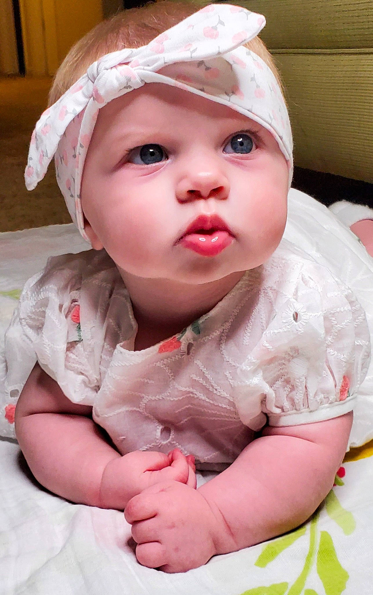 Haven joined the competition — help win amazing prizes! baby, baby_toddler_clothing, cap, cheek, chin, eye, eyebrow, eyelash, face, facial_expression, finger, gesture, happy, headgear, headwear, lip, mouth, nose, person, pink