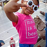 St'Phani joined the competition — help win amazing prizes! accessories, adult, baby, bodypart, child, clothing, face, female, finger, girl, glasses, hand, head, male, pants, person, photography, portrait, sunglasses, t_shirt