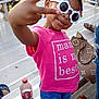 accessories, adult, baby, bodypart, child, clothing, face, female, finger, girl, glasses, hand, head, male, pants, person, photography, portrait, sunglasses, t_shirt