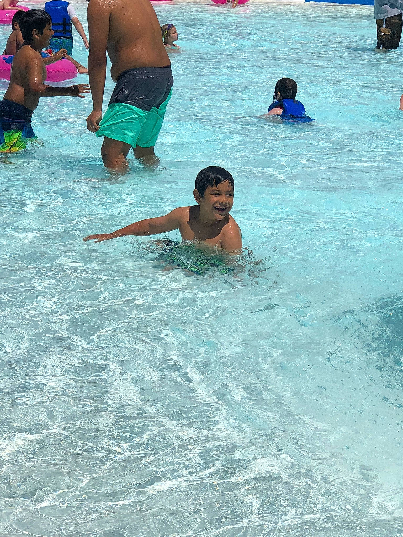 Edson joined the competition — help win amazing prizes! amusement_park, barechested, child, fun, happy, joy, leisure, leisure_centre, male, nonbuilding_structure, park, person, play, recreation, smile, spring_break, summer, swimming, swimming_pool, vacation