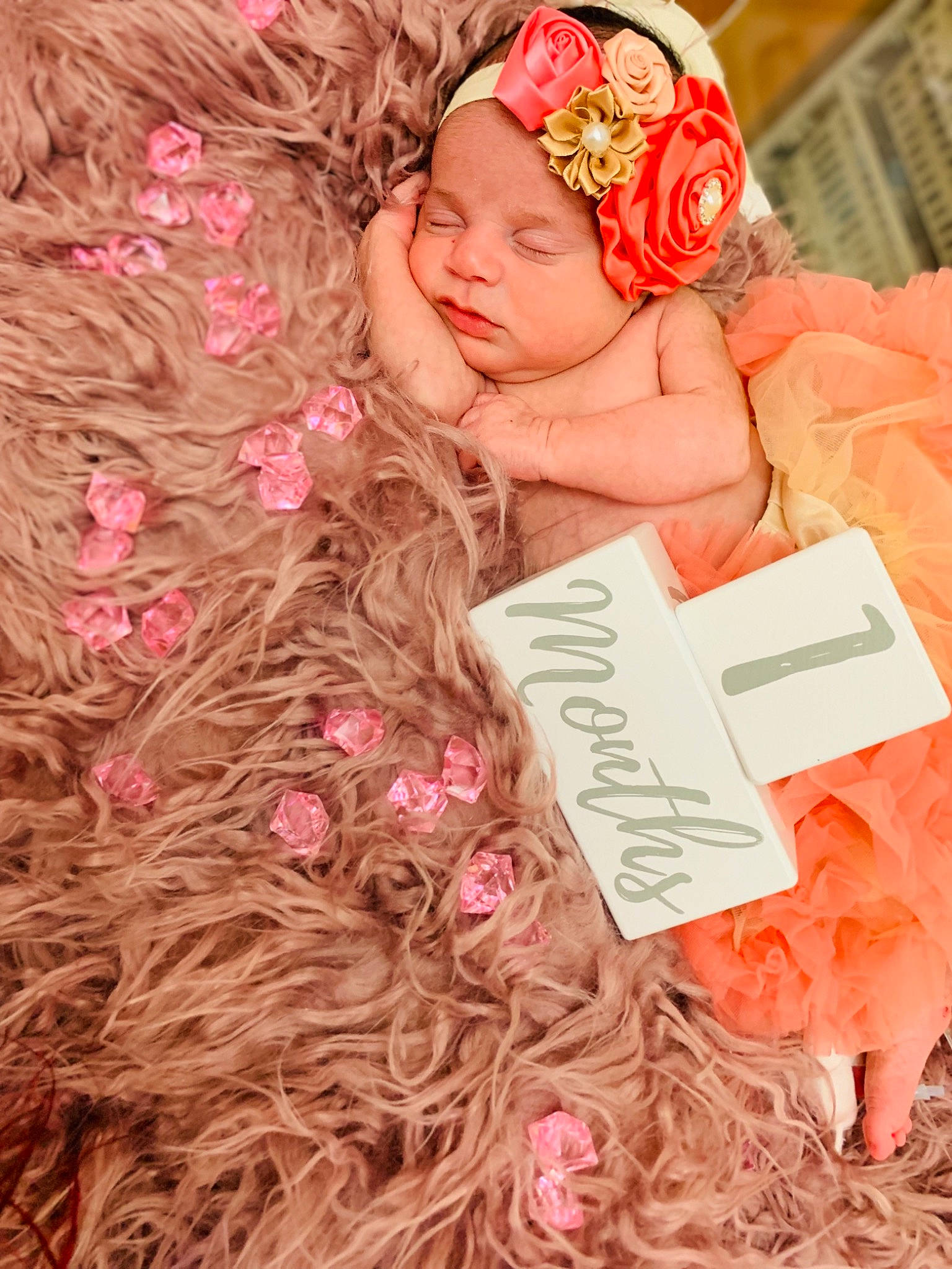 Xyla joined the competition — help win amazing prizes! child, fashion_accessory, hair_accessory, headgear, headpiece, headwear, peach, person, petal, photography, pink, plant