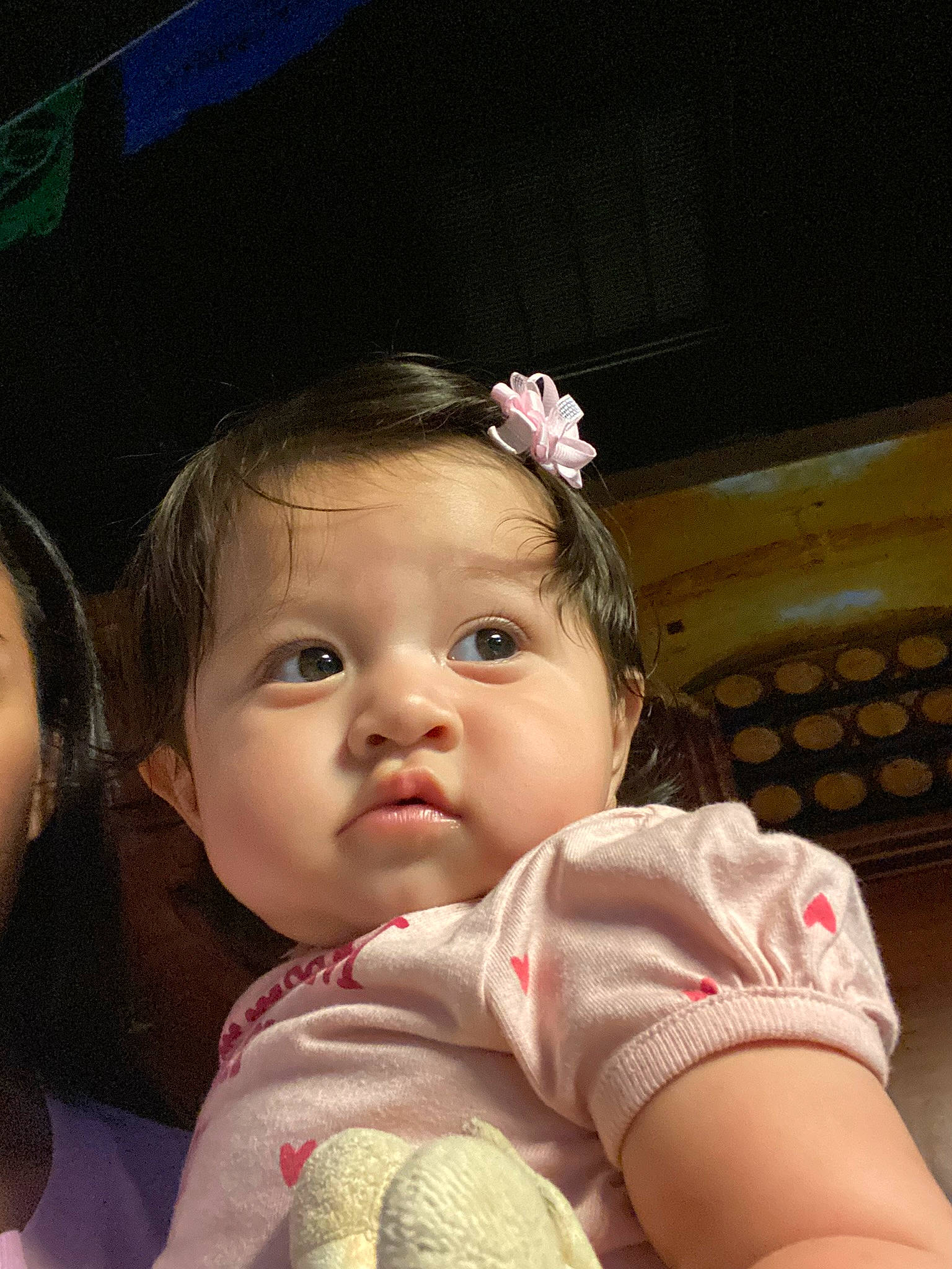 Myla joined the competition — help win amazing prizes! baby, baby_toddler_clothing, black_hair, brown_hair, cheek, child, chin, comfort, ear, eyebrow, eyelash, fashion_accessory, flash_photography, fun, happy, iris, lip, nose, person, skin