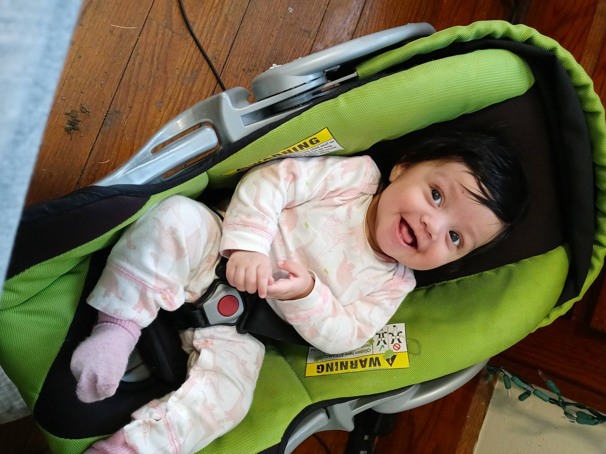 Chanel joined the competition — help win amazing prizes! baby, baby_carriage, baby_products, baby_safety, baby_toddler_clothing, car_seat, cheek, child, comfort, eye, facial_expression, fashion_accessory, grass, happy, head, infant_bed, joy, lap, person, sitting