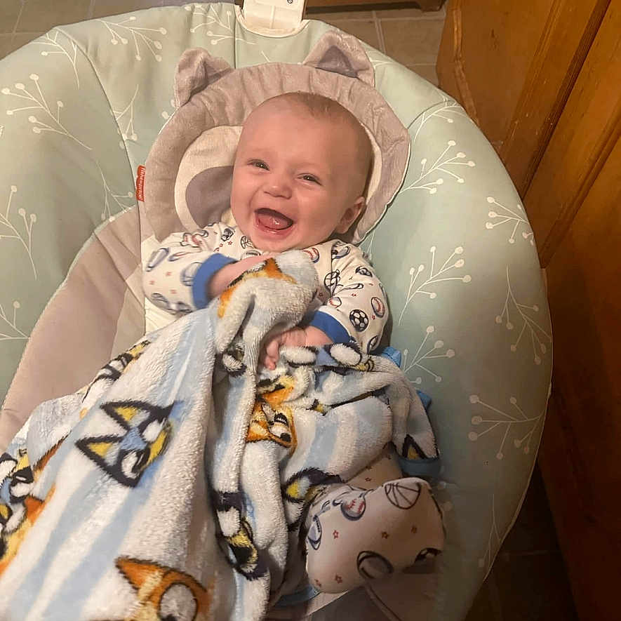 Weston joined the competition — help win amazing prizes! architecture, baby, bed, blanket, building, clothing, cushion, face, furniture, glove, hat, head, homedecor, hospital, indoors, newborn, person, photography, portrait, sleeping