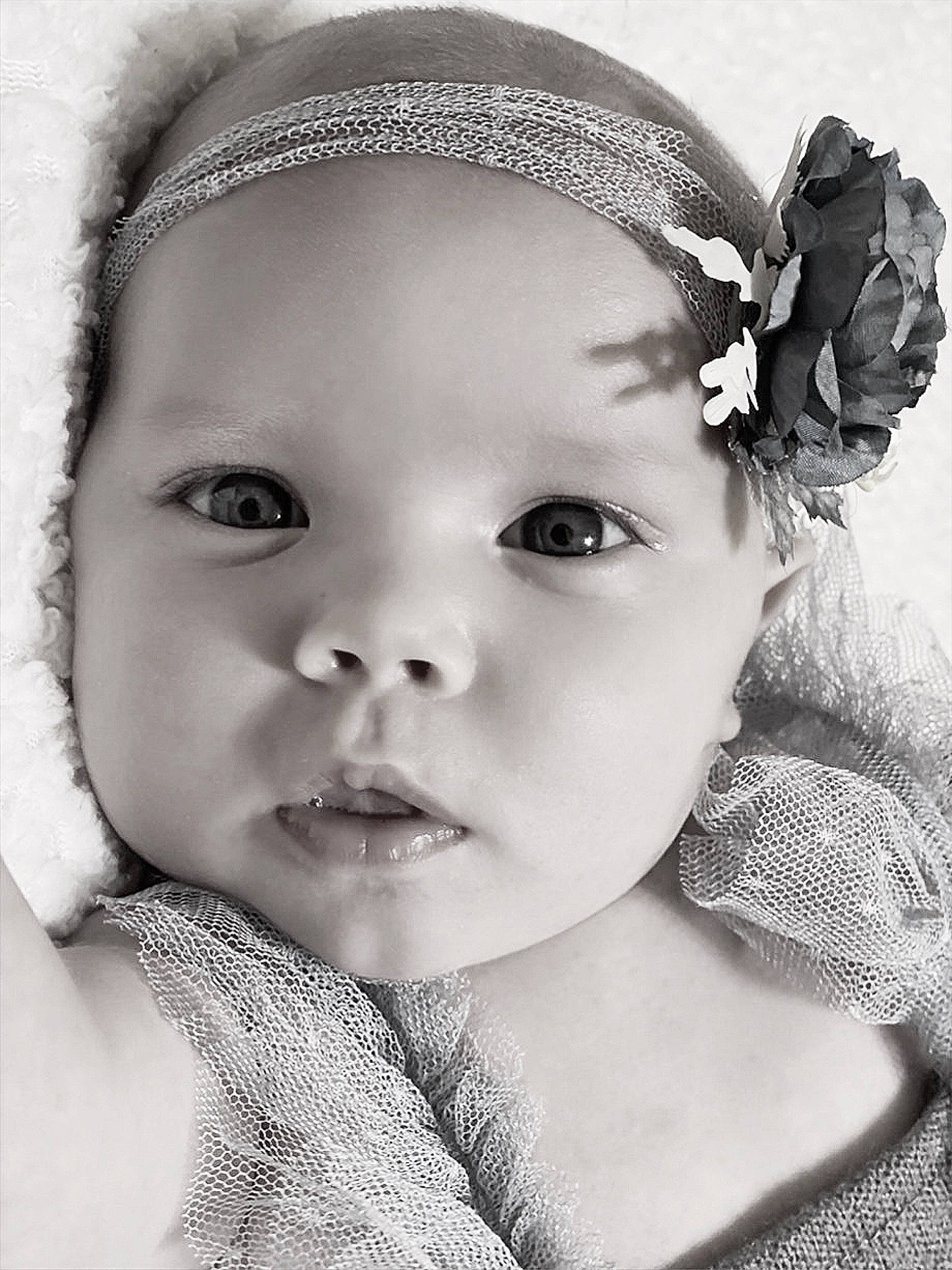 Ryli is registered to the contest to win money with this photo: black, cheek, child, chin, eye, eyebrow, eyelash, face, flash_photography, hairstyle, happy, headgear, headpiece, iris, lip, neck, organ, person, skin, style