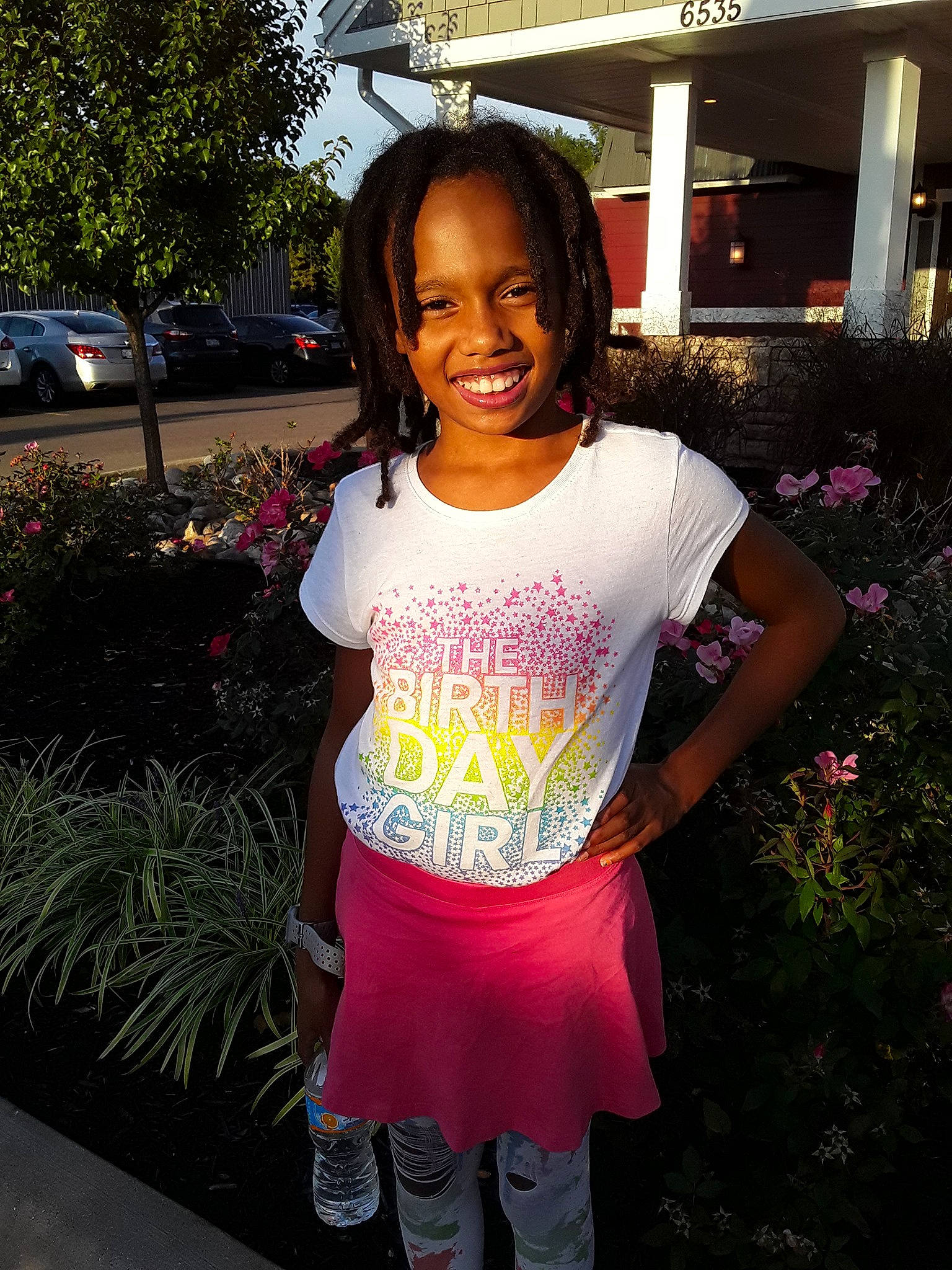 Cienna joined the competition — help win amazing prizes! child, joy, magenta, person, pink, smile, t_shirt