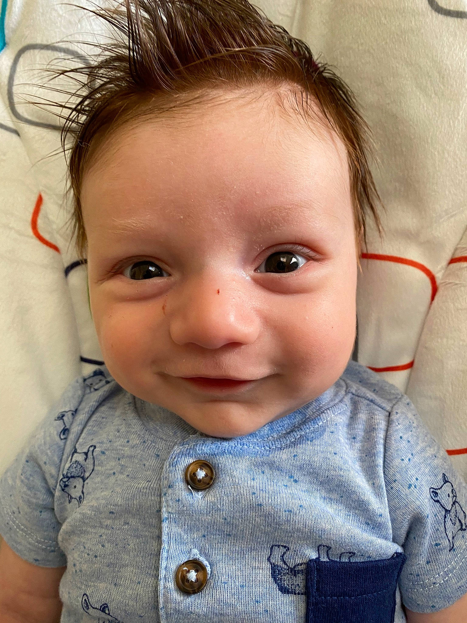 Aidan joined the competition — help win amazing prizes! baby, cheek, child, chin, close_up, ear, eye, eyebrow, eyelash, face, forehead, hair, head, iris, joy, lip, nose, person, skin, smile