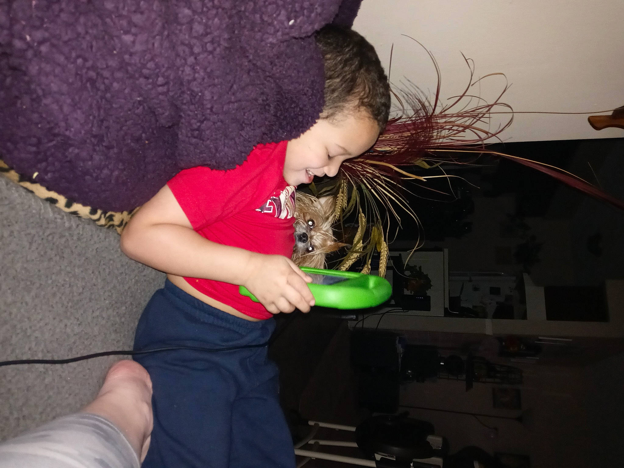 Isaiah joined the competition — help win amazing prizes! acrobatics, balance, elbow, entertainment, floral_design, fun, human_leg, joy, knee, magenta, party_supply, performing_arts, person, play, room, shorts, sock, sportswear, t_shirt, thigh