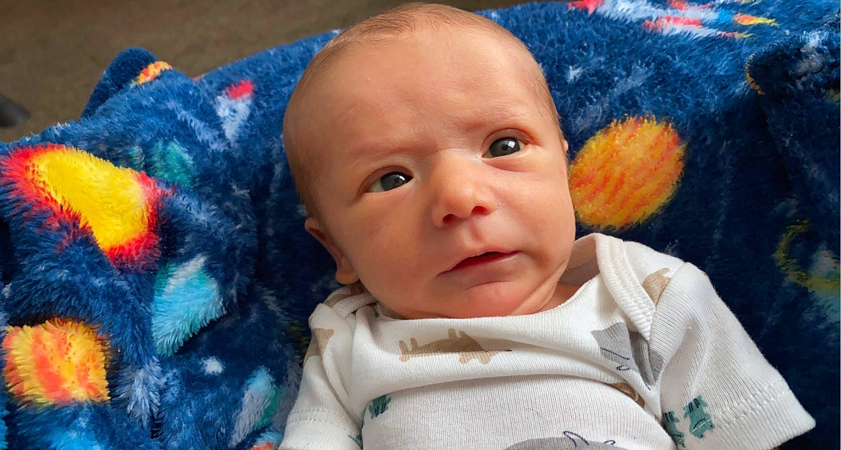 Karsyn joined the competition — help win amazing prizes! azure, baby, cheek, chin, eye, eyebrow, face, happy, head, iris, lip, mammal, mouth, nose, outerwear, person, skin, sleeve, smile, textile