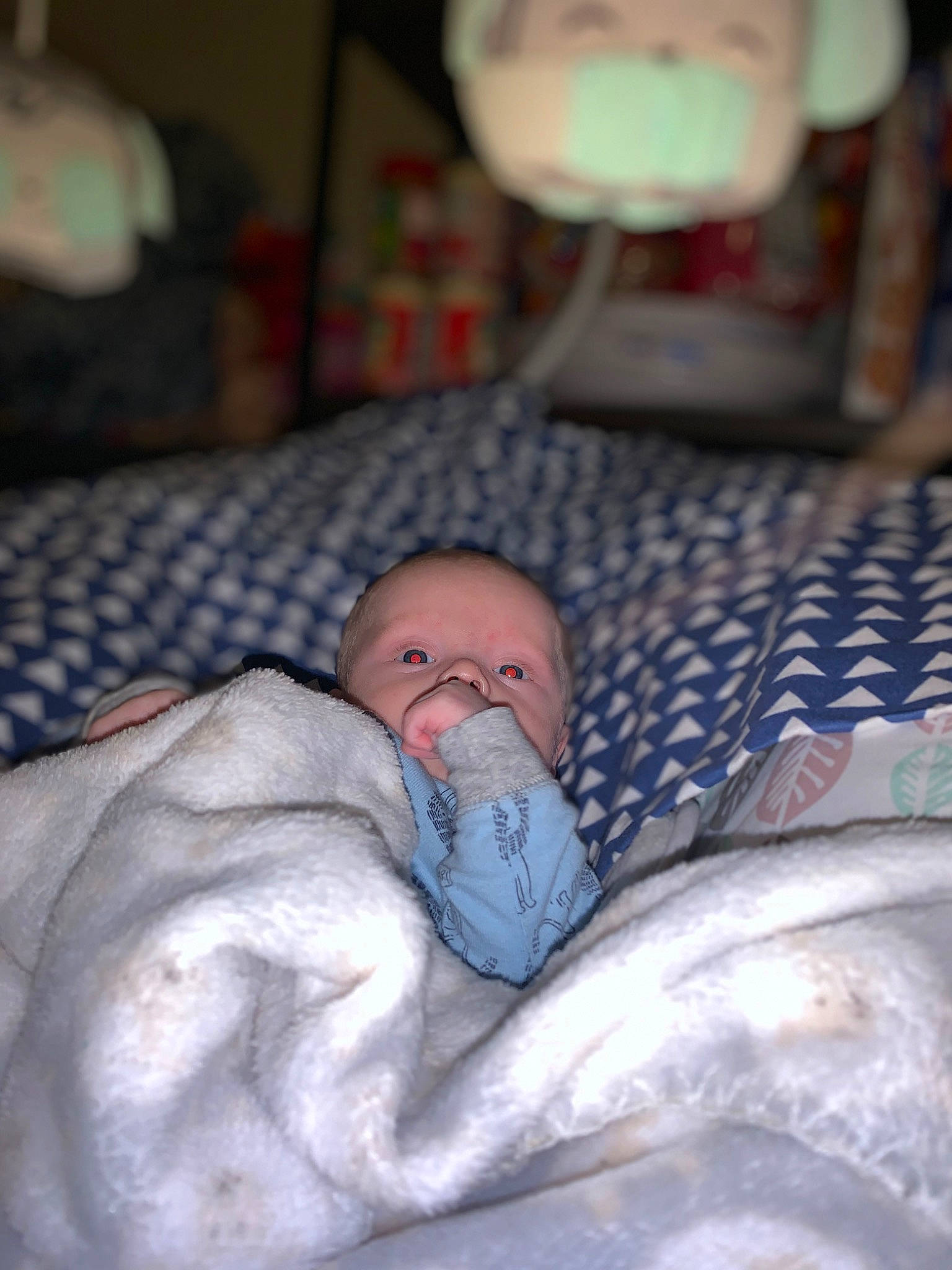 Alora Lynn is registered to the contest to win money with this photo: baby, bed, bedding, bedtime, child, comfort, eye, face, finger, flesh, foot, head, linens, mouth, nap, person, room, sleep, textile, thumb