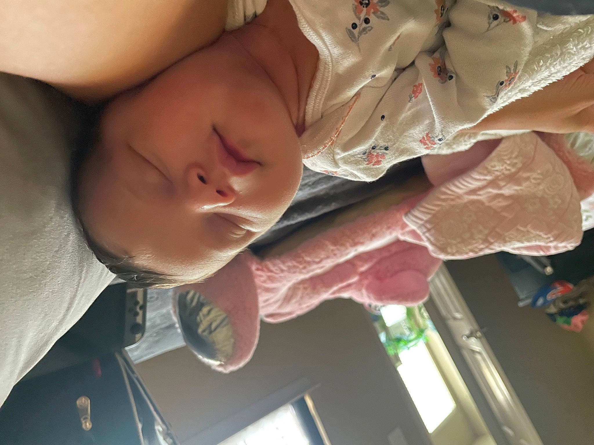 Daisy joined the competition — help win amazing prizes! baby, baby_toddler_clothing, child, comfort, elbow, finger, fun, gesture, happy, linens, nail, person, room, sleeve, t_shirt, thumb, toddler