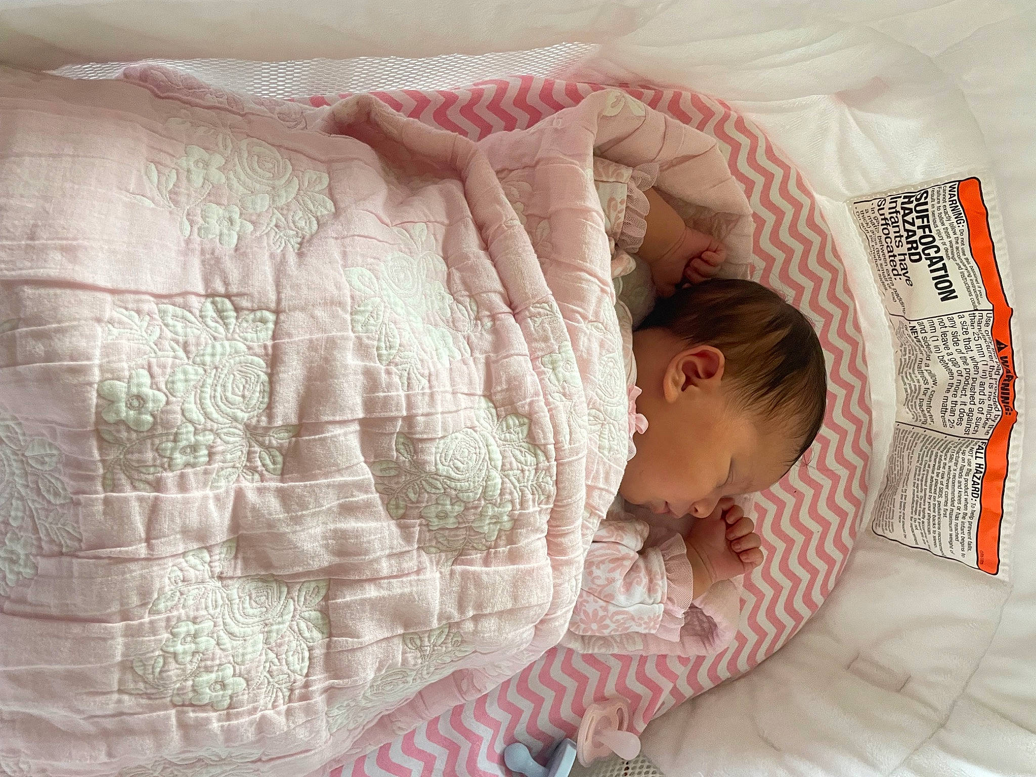 Daisy joined the competition — help win amazing prizes! baby, baby_products, baby_safety, baby_sleeping, baby_toddler_clothing, bed, bed_sheet, bedding, bedroom, bedtime, child, comfort, infant_bed, linens, pattern, person, skin, sleeve, textile, throw_pillow