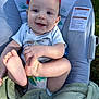 Cain joined the competition — help win amazing prizes! baby, infant, smiling, baby_seat, blanket, foot, hand, clothing, outdoor, grass, cute, happy, child, monkey_design, fabric, comfort, portrait, playful, young, seat