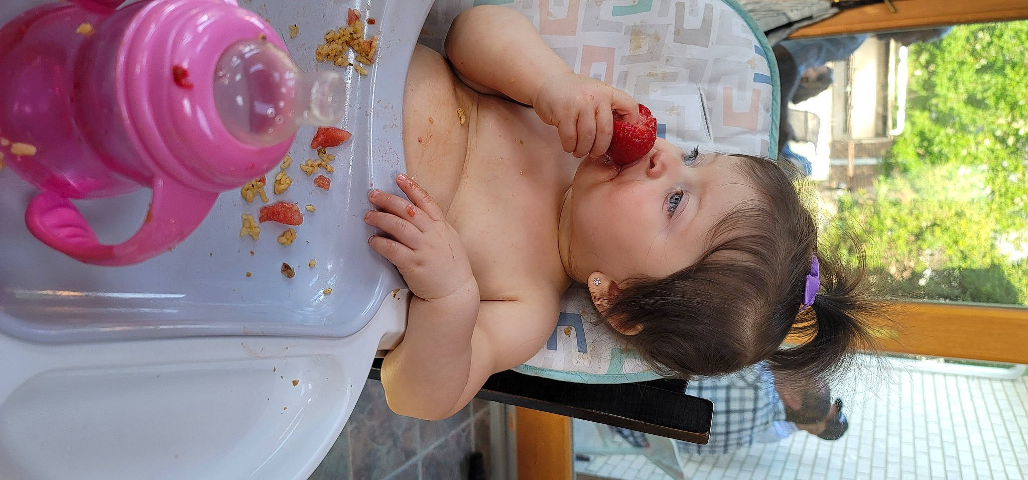 Rosa joined the competition — help win amazing prizes! abdomen, baby, baby_products, barechested, bathing, chest, child, diaper, drinkware, fun, leisure, nail, navel, person, product, room, skin, stomach, toddler, trunk