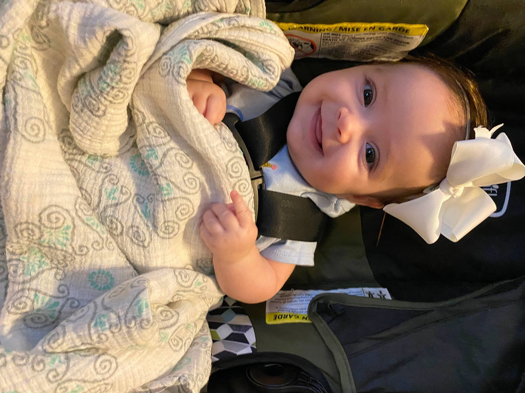 Hannah joined the competition — help win amazing prizes! baby, child, cool, eye, fun, happy, joy, organ, pattern, person, reptile, sitting, smile, toddler, tree, visual_arts