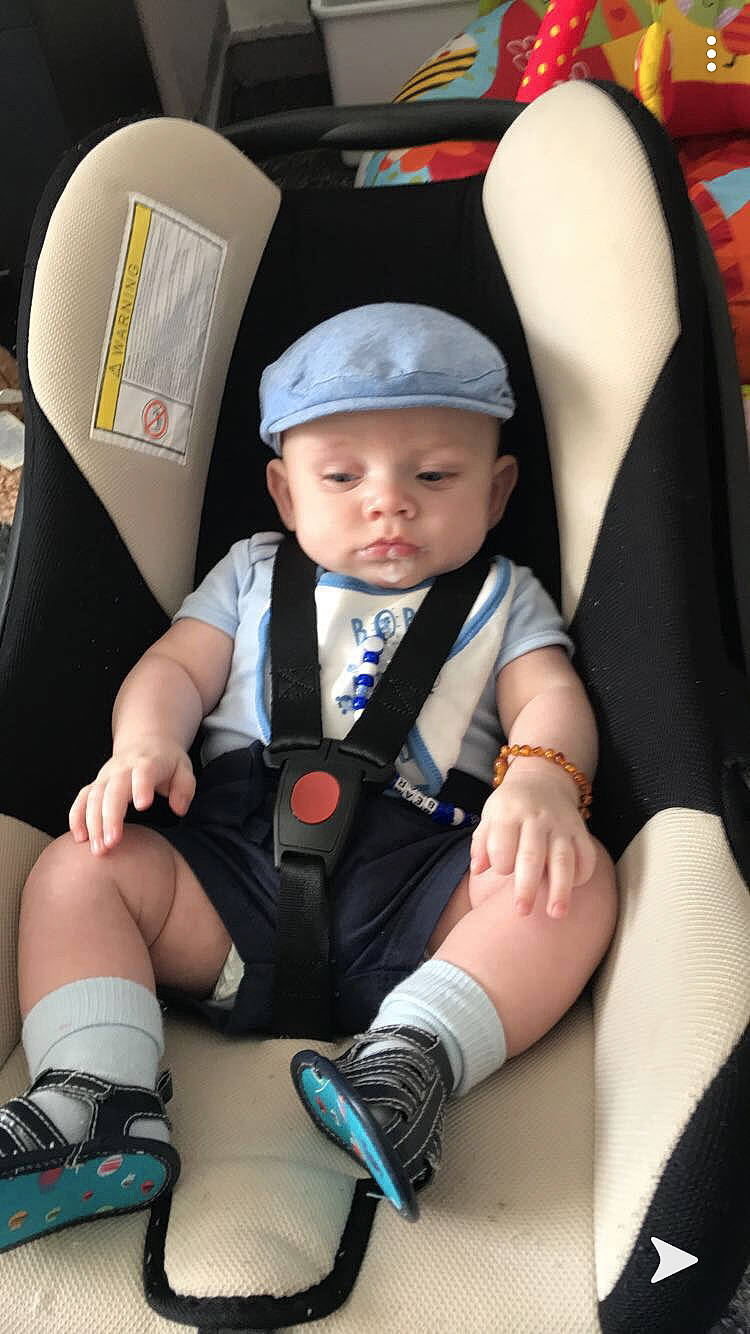 Bear joined the competition — help win amazing prizes! baby, baby_carriage, baby_in_car_seat, car_seat, child, person, toddler