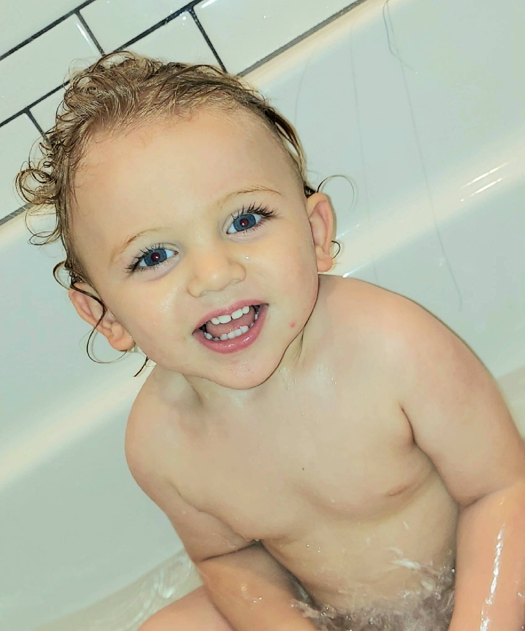 Krue joined the competition — help win amazing prizes! baby_bathing, cheek, chin, ear, eye, eyebrow, eyelash, face, flash_photography, forehead, human_body, jaw, lip, mouth, neck, nose, person, shoulder, skin, smile