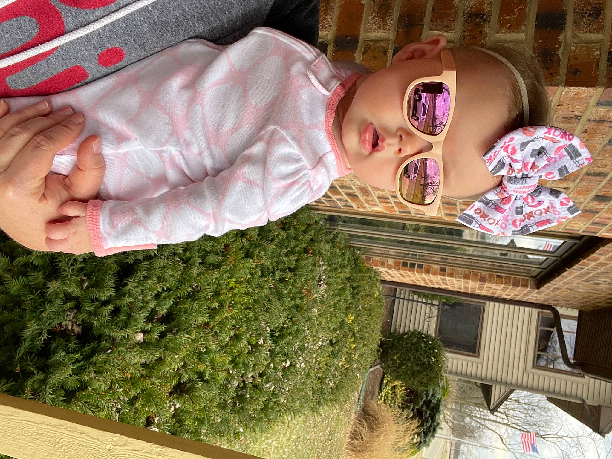 Navy joined the competition — help win amazing prizes! baby, baby_toddler_clothing, child, design, eyewear, fun, garden, grass, groundcover, pattern, person, plant, shrub, sunglasses, toddler, toy, vacation, wood