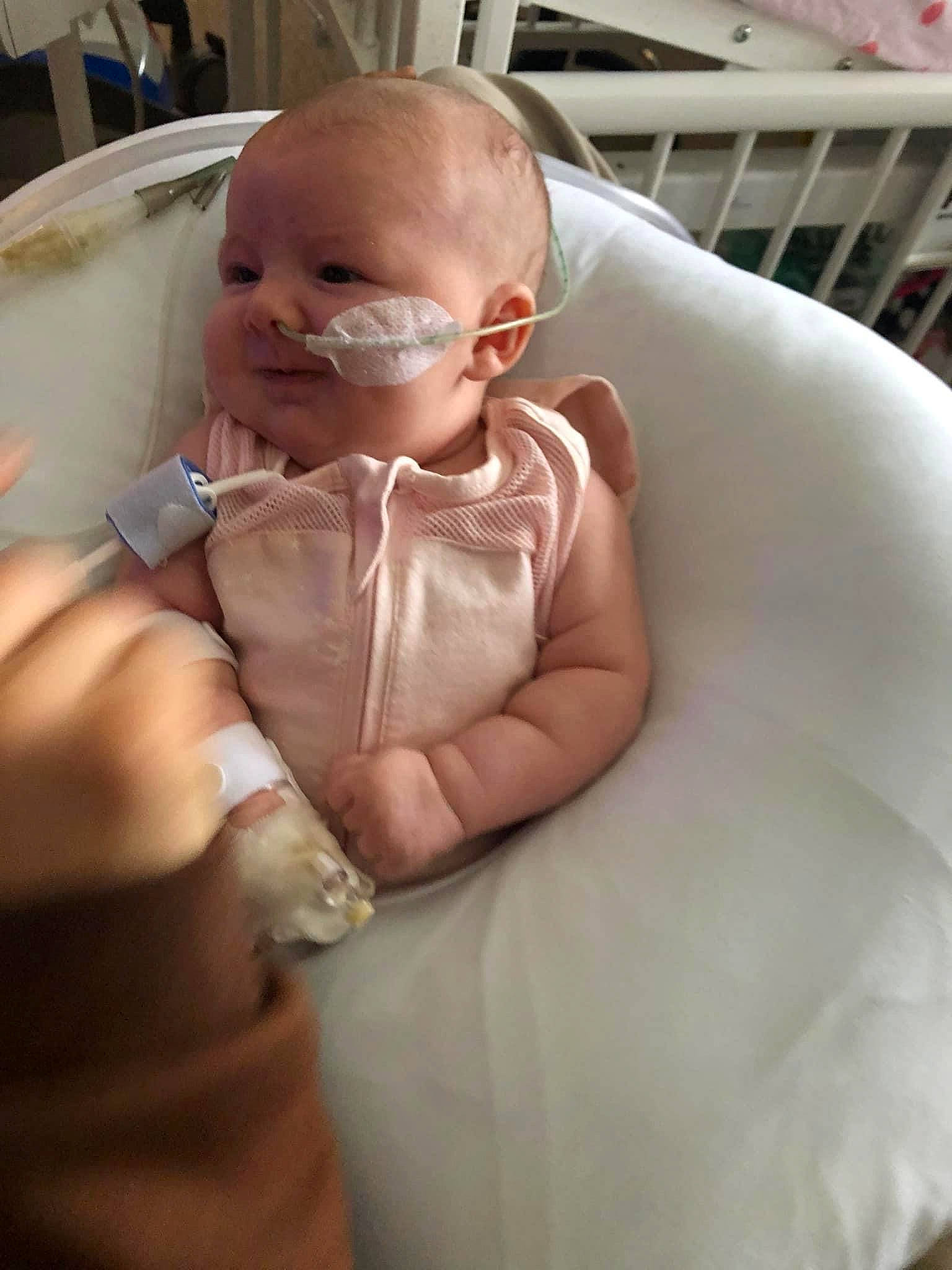 Sadie joined the competition — help win amazing prizes! abdomen, baby, baby_products, baby_toddler_clothing, cheek, chest, child, comfort, dress, event, eyebrow, fun, happy, mouth, nail, person, room, sitting, thumb, toddler