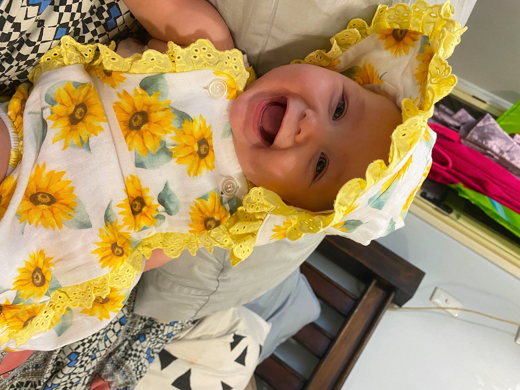 Alaiya joined the competition — help win amazing prizes! baby, baby_products, baby_safety, baby_toddler_clothing, bedding, chair, child, comfort, craft, happy, headwear, leisure, linens, pattern, person, petal, plant, room, smile, textile