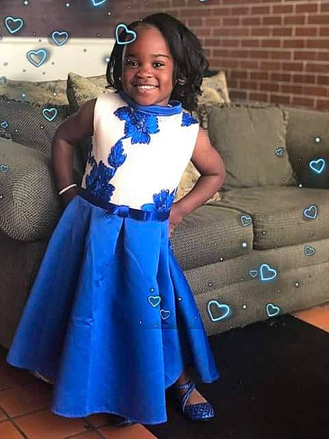 Ciara joined the competition — help win amazing prizes! blue, child, clothing, cobalt_blue, costume, dress, electric_blue, fashion, fashion_design, formal_wear, joy, person, toddler