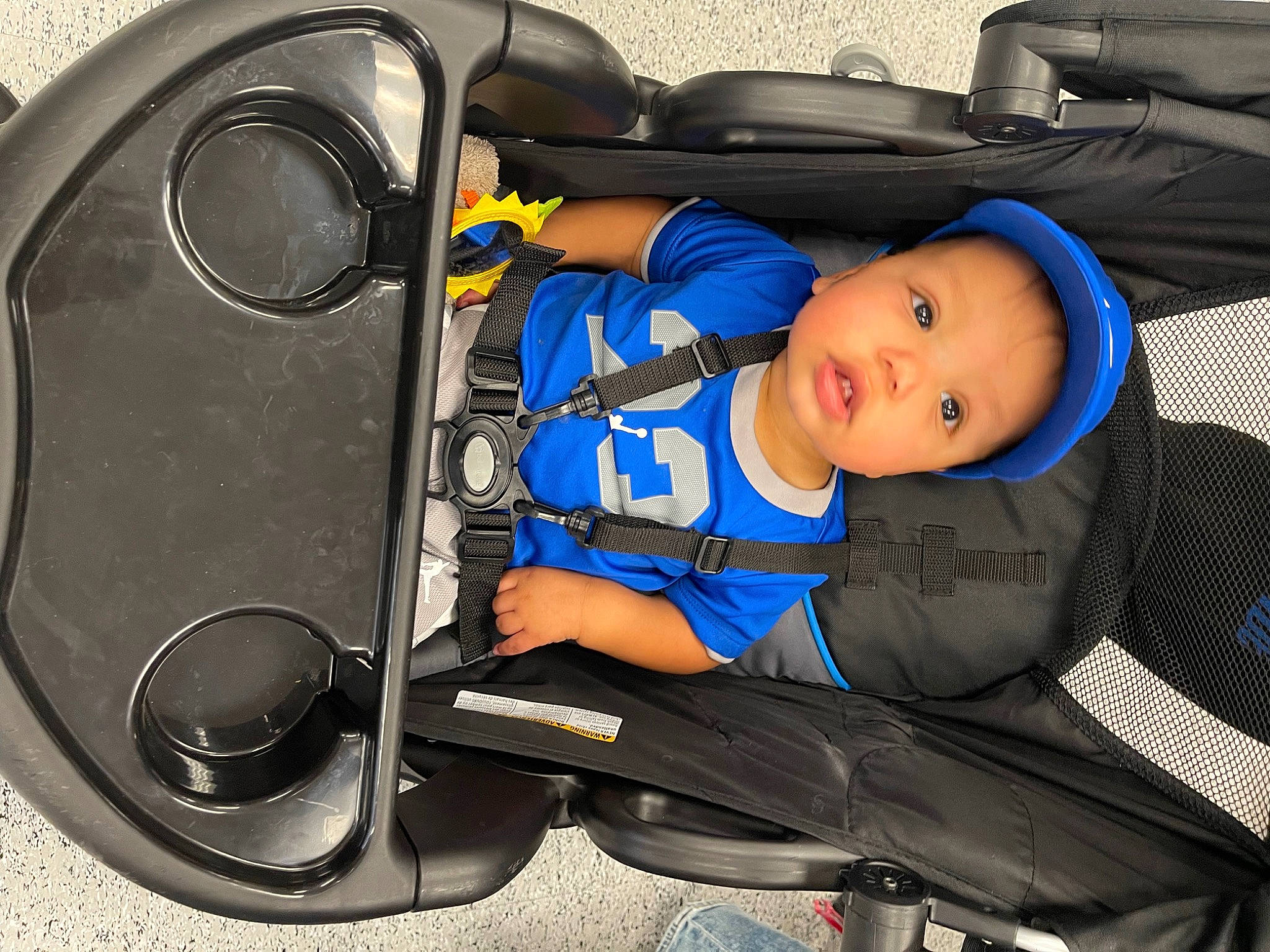 Damian joined the competition — help win amazing prizes! audio_equipment, auto_part, automotive_design, automotive_exterior, automotive_lighting, automotive_tire, automotive_wheel_system, baby, baby_carriage, baby_products, baby_safety, baby_toddler_clothing, bumper, car_seat, comfort, electric_blue, eye, headwear, motor_vehicle, person