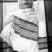 Emmett is registered to the contest to win money with this photo: baby, bed, black_and_white, blanket, child, cute, hat, infant, monochrome, newborn, newborn_baby, peaceful, portrait, resting, sleeping, soft, striped, towel, wrapped, young