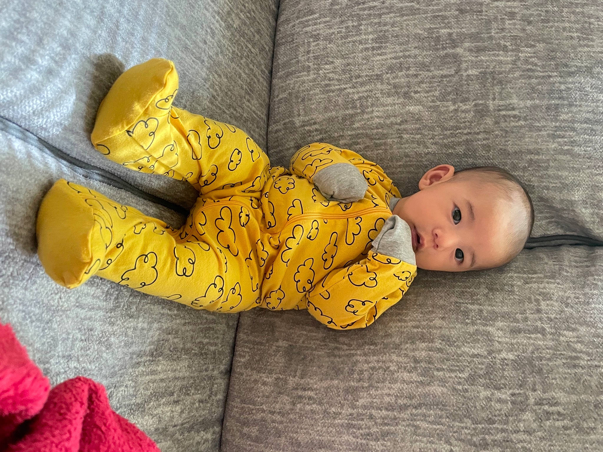 Ezio joined the competition — help win amazing prizes! art, baby, baby_sleeping, baby_toddler_clothing, baby_toys, bedding, child, comfort, floor, flooring, fur, linens, person, product, room, sitting, stuffed_toy, surprise, textile, toddler