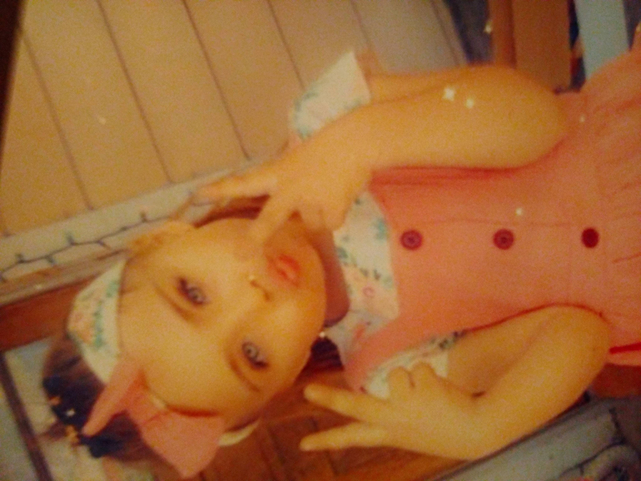 Zylah is registered to the contest to win money with this photo: abdomen, baby, baby_products, barechested, bathing, cheek, chest, elbow, eyelash, flesh, headwear, human_leg, nail, navel, person, room, stomach, thigh, thumb, toddler