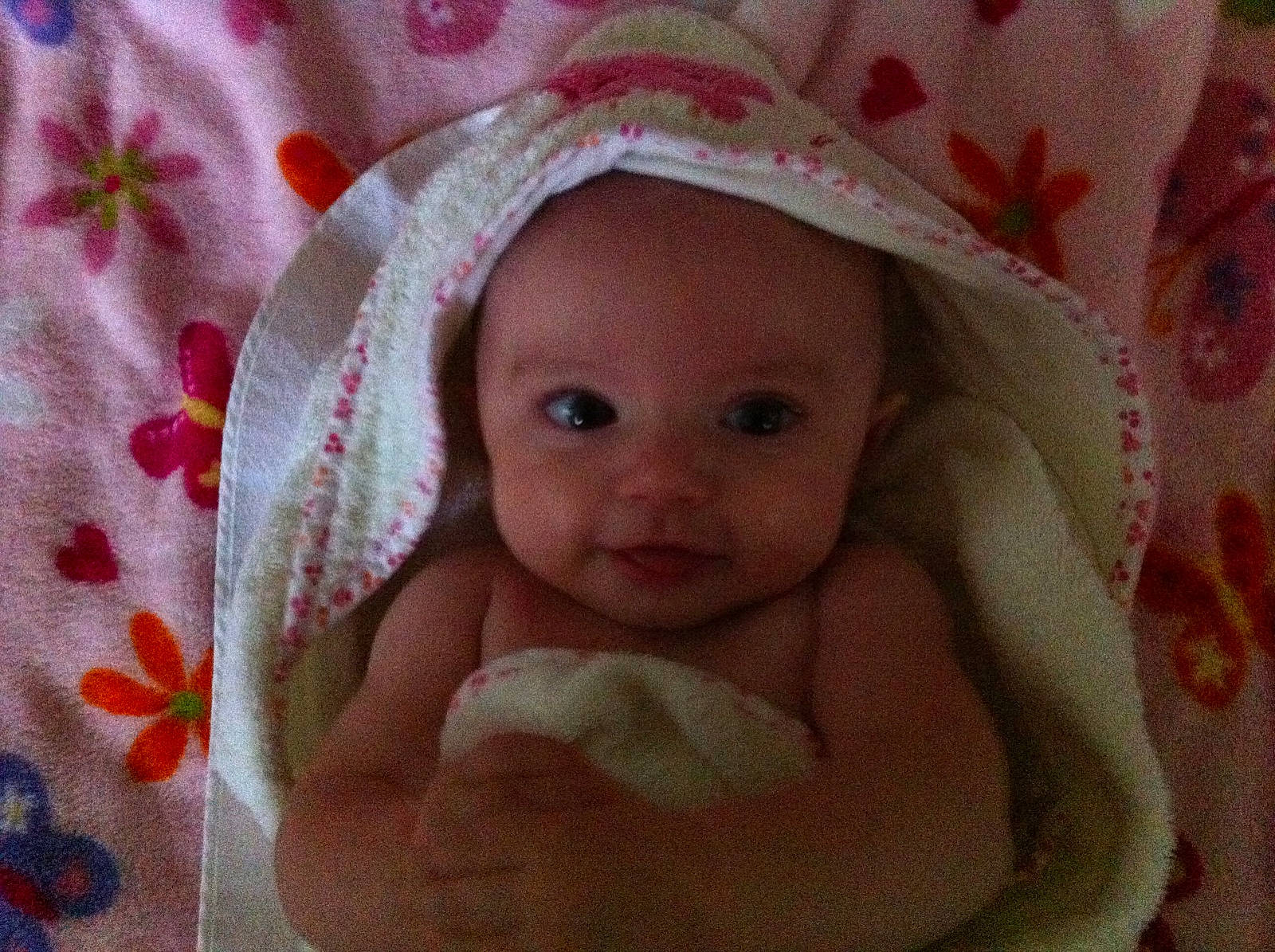 Reaghan joined the competition — help win amazing prizes! baby, baby_products, baby_safety, baby_toddler_clothing, cheek, chin, comfort, event, eye, eyebrow, face, fashion_accessory, head, infant_bed, iris, linens, person, pink, product, toddler