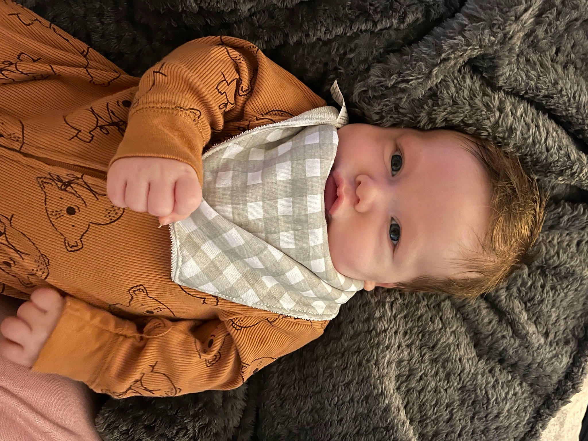 Kohen joined the competition — help win amazing prizes! baby, baby_toddler_clothing, cheek, child, comfort, eye, face, gesture, head, headgear, human_body, lip, nose, pattern, person, skin, sleeve, textile, toddler, tree