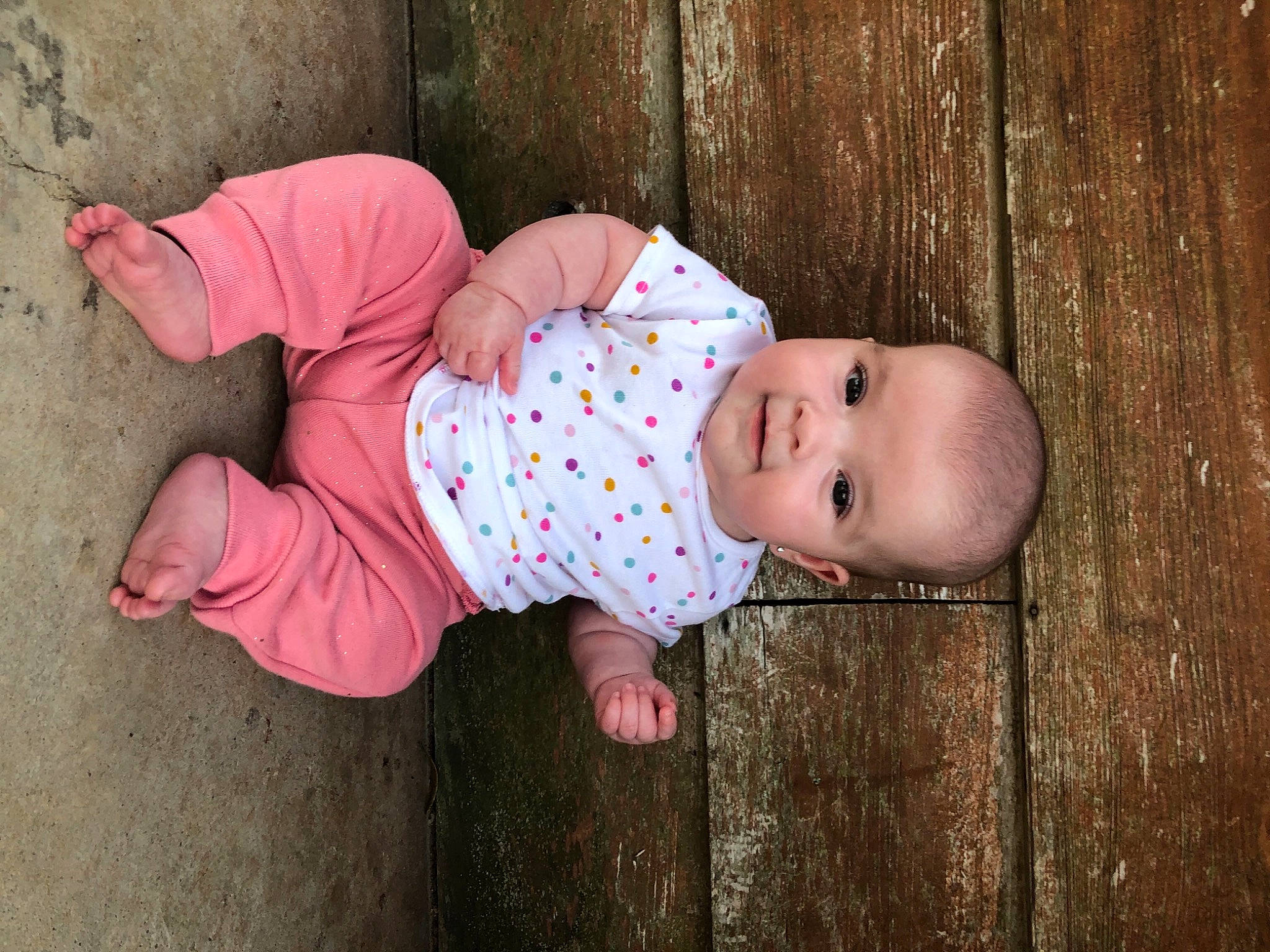 Vada joined the competition — help win amazing prizes! baby, baby_toddler_clothing, child, person, pink, product, skin, toddler