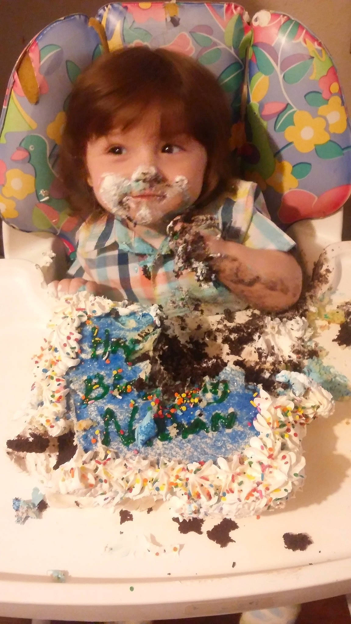 Nathan joined the competition — help win amazing prizes! art, baby_products, baby_toddler_clothing, cheek, child, design, doll, event, face, fun, hair, happy, head, party_supply, pattern, person, plaid, stuffed_toy, sweetness, textile