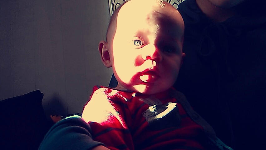 Allen is registered to the contest to win money with this photo: darkness, ear, eye, face, fun, girl, glasses, human, human_body, mouth, organ, person, red, smile, space