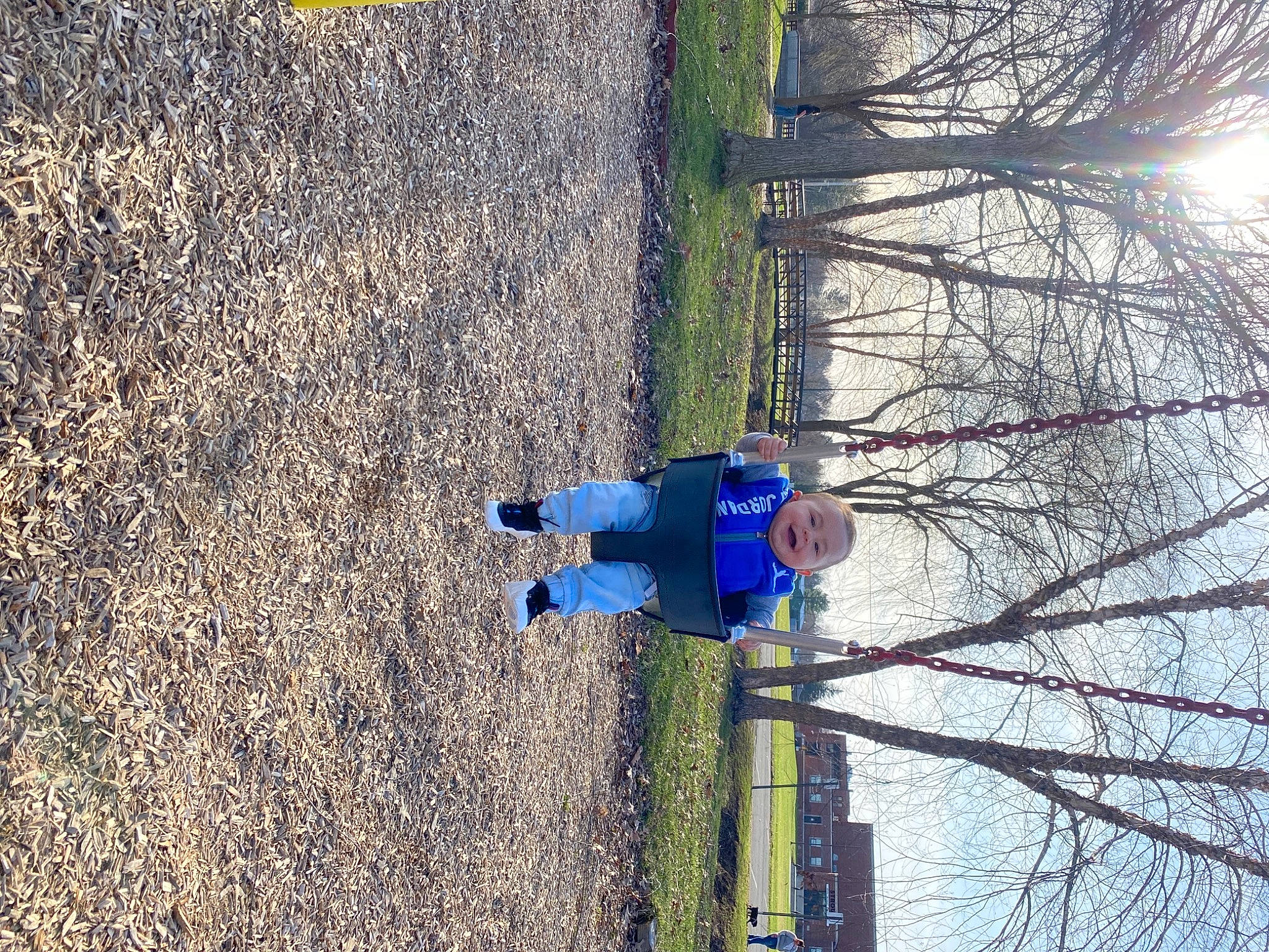 Jerry is registered to the contest to win money with this photo: asphalt, electric_blue, electricity, fun, grass, landscape, line, people_in_nature, person, plant, pole, public_utility, recreation, shadow, sky, slope, street_light, tree, walking_shoe, wheel