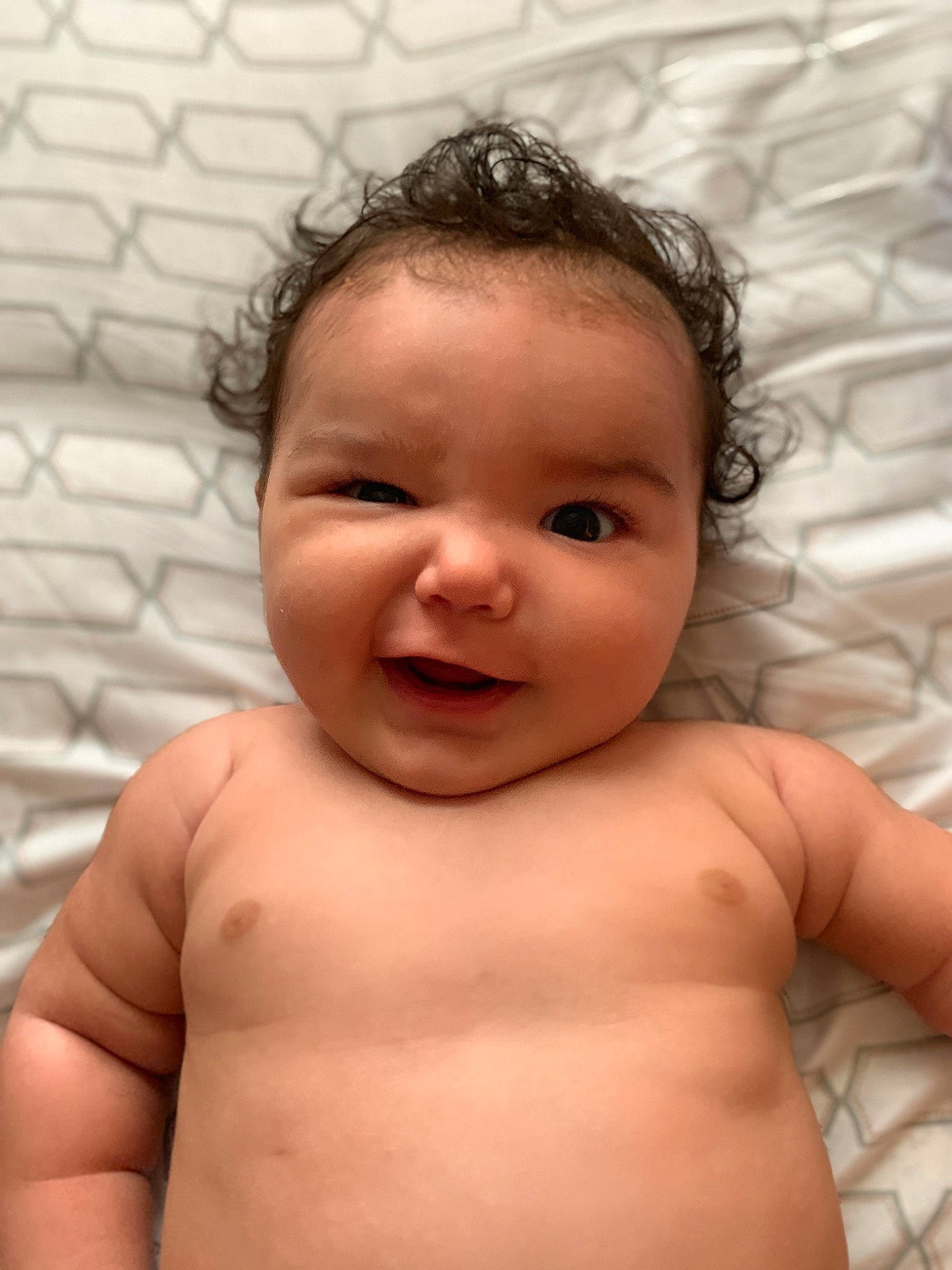 Kaidence is registered to the contest to win money with this photo: baby, baby_making_funny_faces, cheek, chest, child, chin, close_up, eye, eyebrow, face, facial_expression, forehead, head, lip, mouth, muscle, neck, nose, person, skin