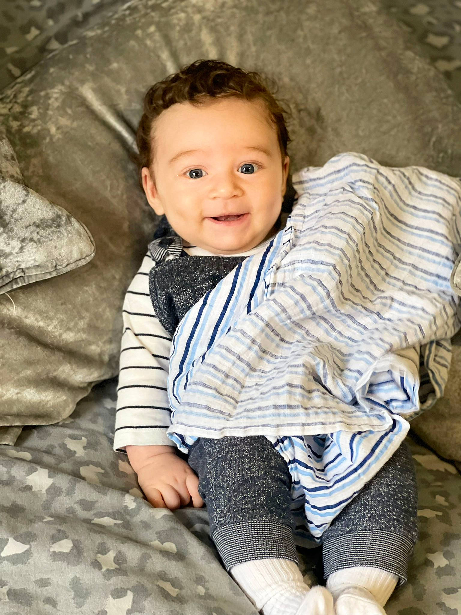 Ernie joined the competition — help win amazing prizes! baby_toddler_clothing, child, comfort, eye, flash_photography, grass, hair, happy, human_body, iris, joy, organ, outerwear, people, person, skin, sleeve, smile, standing, toddler