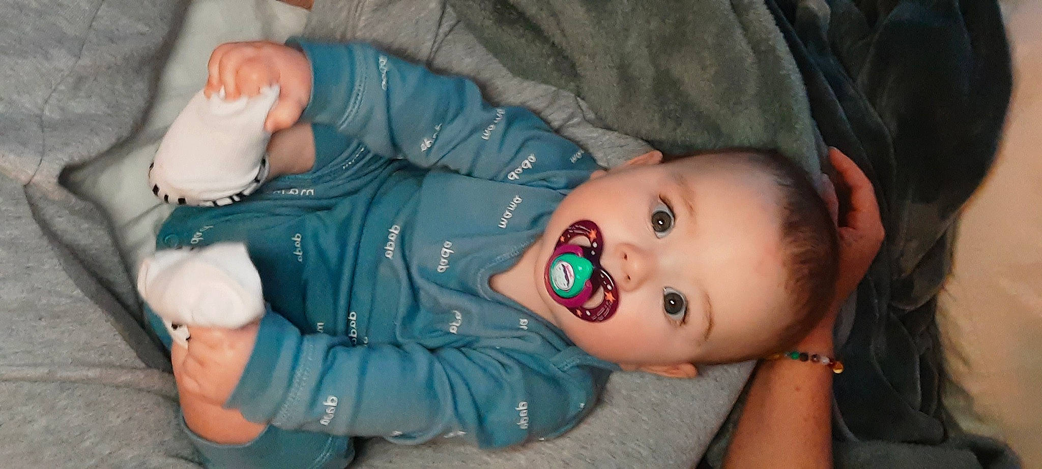 Jaxsyn joined the competition — help win amazing prizes! baby, baby_toddler_clothing, cheek, child, comfort, eyelash, finger, fun, fur, health_care, human_body, joint, mouth, nail, nose, person, sitting, skin, thumb, toddler
