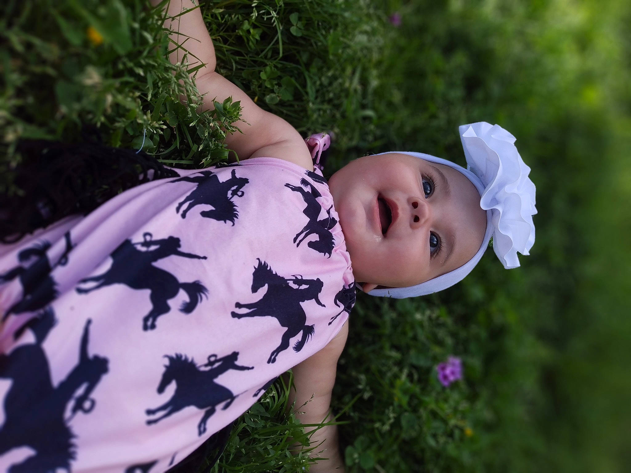 Ella'Rae joined the competition — help win amazing prizes! baby, botany, child, fawn, flash_photography, fun, fur, garden, grass, happy, headwear, leisure, lip, pattern, people_in_nature, person, plant, portrait_photography, skin, t_shirt