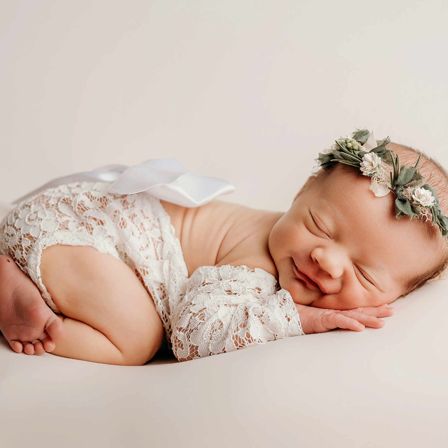 Adelaide is registered to the contest to win money with this photo: adorable, baby, child, closeup, cute, delicate, flower_crown, headband, infant, lace, newborn, newborn_photography, peaceful, portrait, resting, skin, sleeping, small, soft, tender