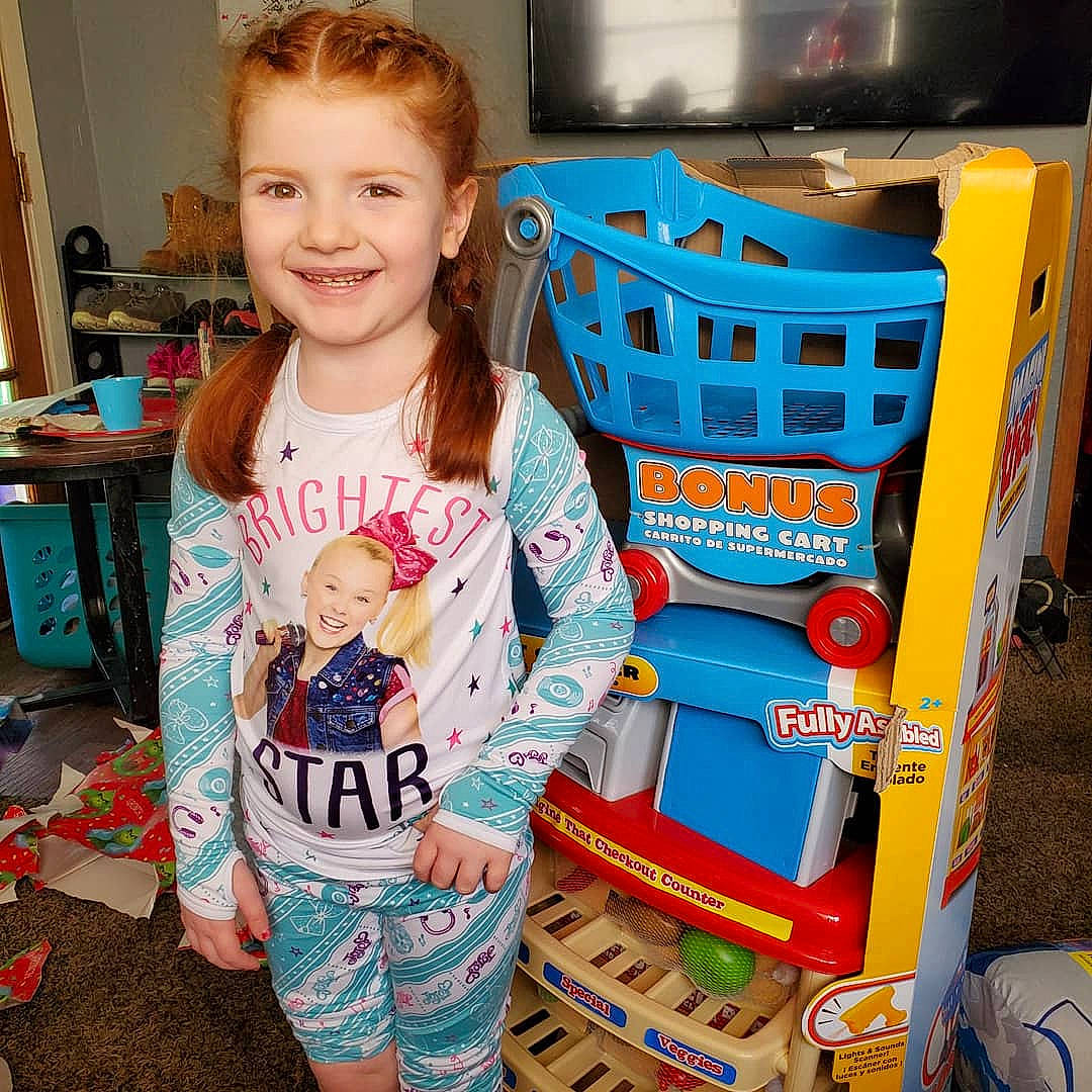 Abigael joined the competition — help win amazing prizes! child, joy, person, play, t_shirt, toddler, toy