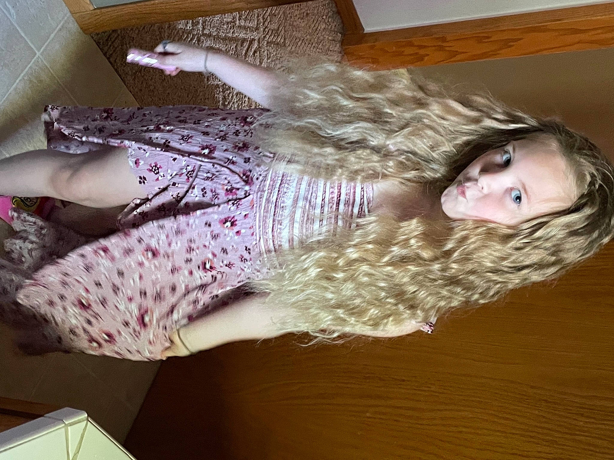 Sayge joined the competition — help win amazing prizes! abdomen, cocktail_dress, fashion_design, flesh, flooring, fun, fur, hardwood, human_leg, long_hair, magenta, pattern, person, room, textile, thigh, thread, waist, wood, wool