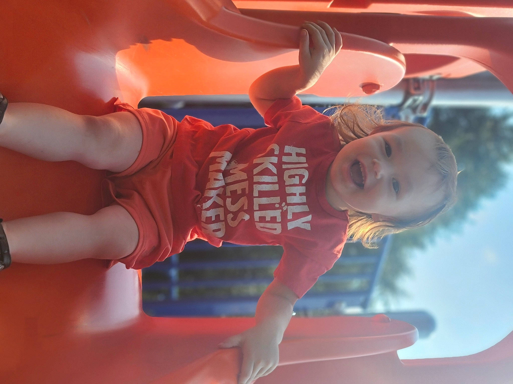 Koa joined the competition — help win amazing prizes! auto_part, automotive_exterior, automotive_lighting, baby, child, electric_blue, fun, happy, hat, hood, human_leg, knee, leisure, person, personal_protective_equipment, recreation, shorts, sportswear, thigh, toddler